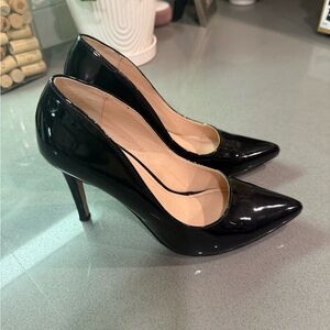 Michael Shannon Black Patent Heels
